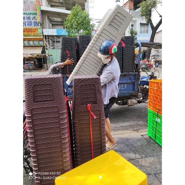 Ghế lùn đan mây cao cấp