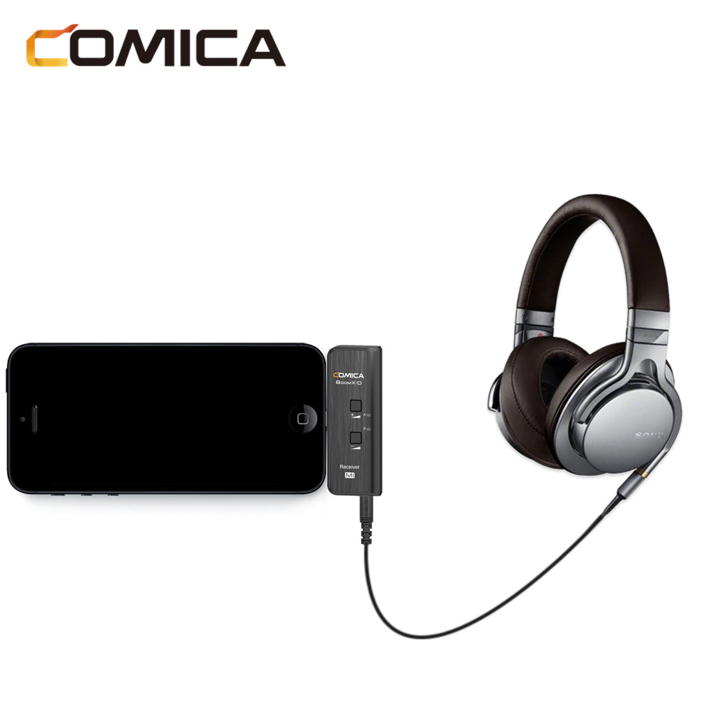 Comica BoomX-D MI2 (1 thu 2 phát) - Micro Không Dây Cổng Lightning Thu Âm Cho Các Thiết Bị iPhone, iPad, iPod - Hàng chính hãng