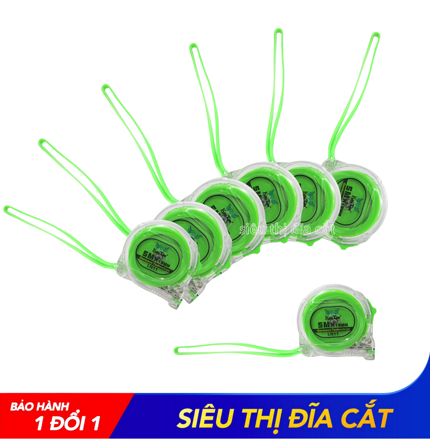 Thước KingTom LN11-5M (B19) - Kéo Rút Trơn Tru - Lẻ 1 Cái