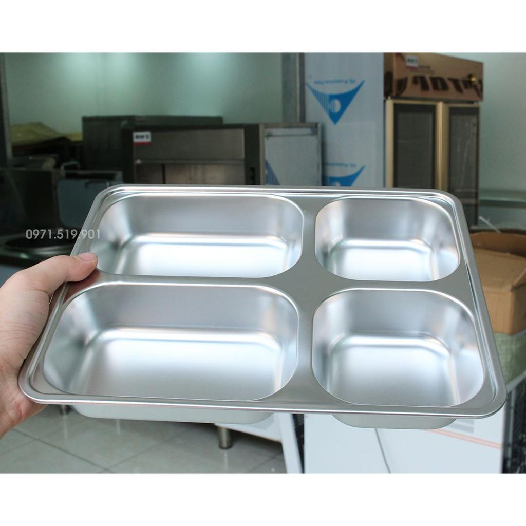 Khay cơm inox 5 ngăn sâu lòng hàn quốc giá rẻ