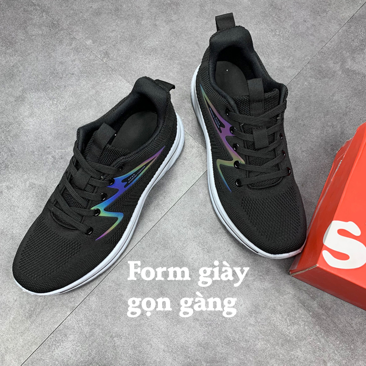 Giày thể thao nam sneaker chính hãng thương hiệu ZAVAS đế êm và nhẹ bằng lưới thoáng khí - S415