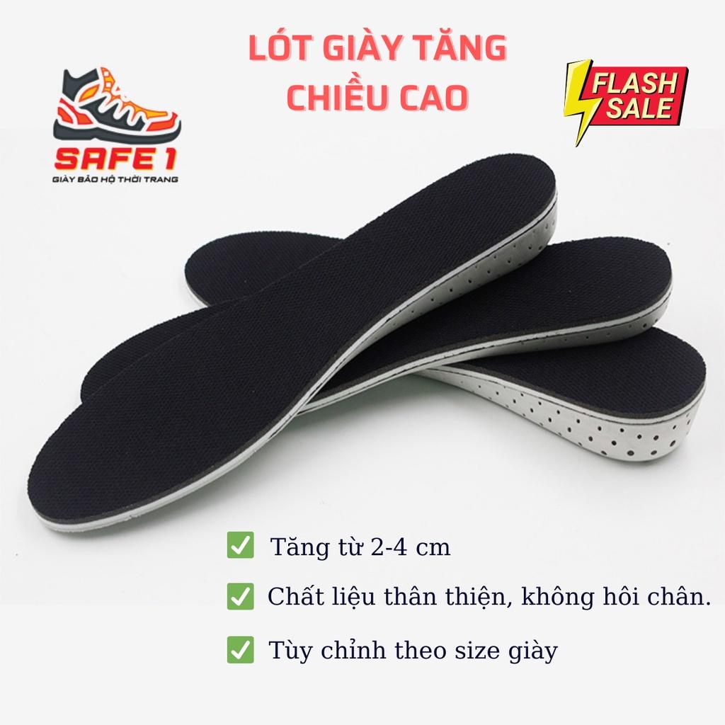 Lót đệm giày tăng chiều cao đến 2-4cm đủ loại. Chống hôi chân, dễ dàng cắt điều chỉnh size, tái sử dụng nhiều lần