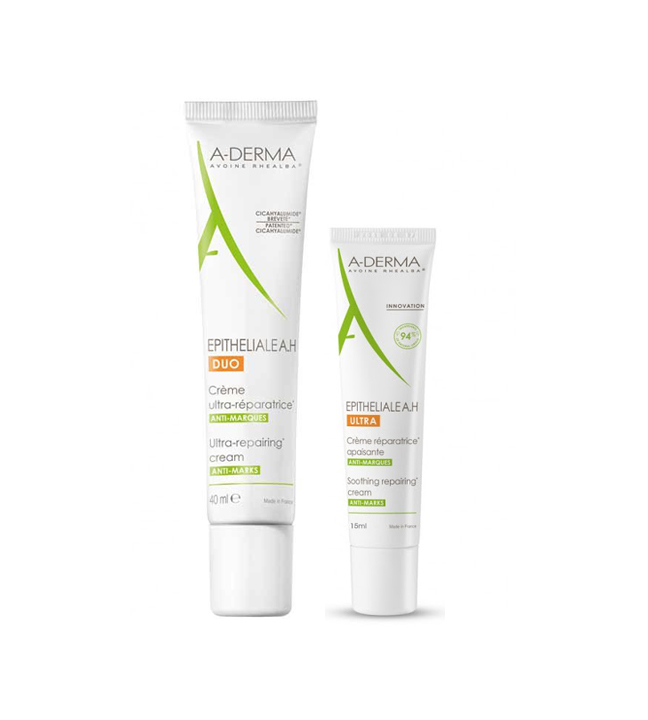 Kem giúp tái tạo, chống thâm, liền sẹo da tổn thương A-Derma EPITHELIALE A.H DUO Ultra-Repairing Cream (Nhập khẩu) - Bản mới