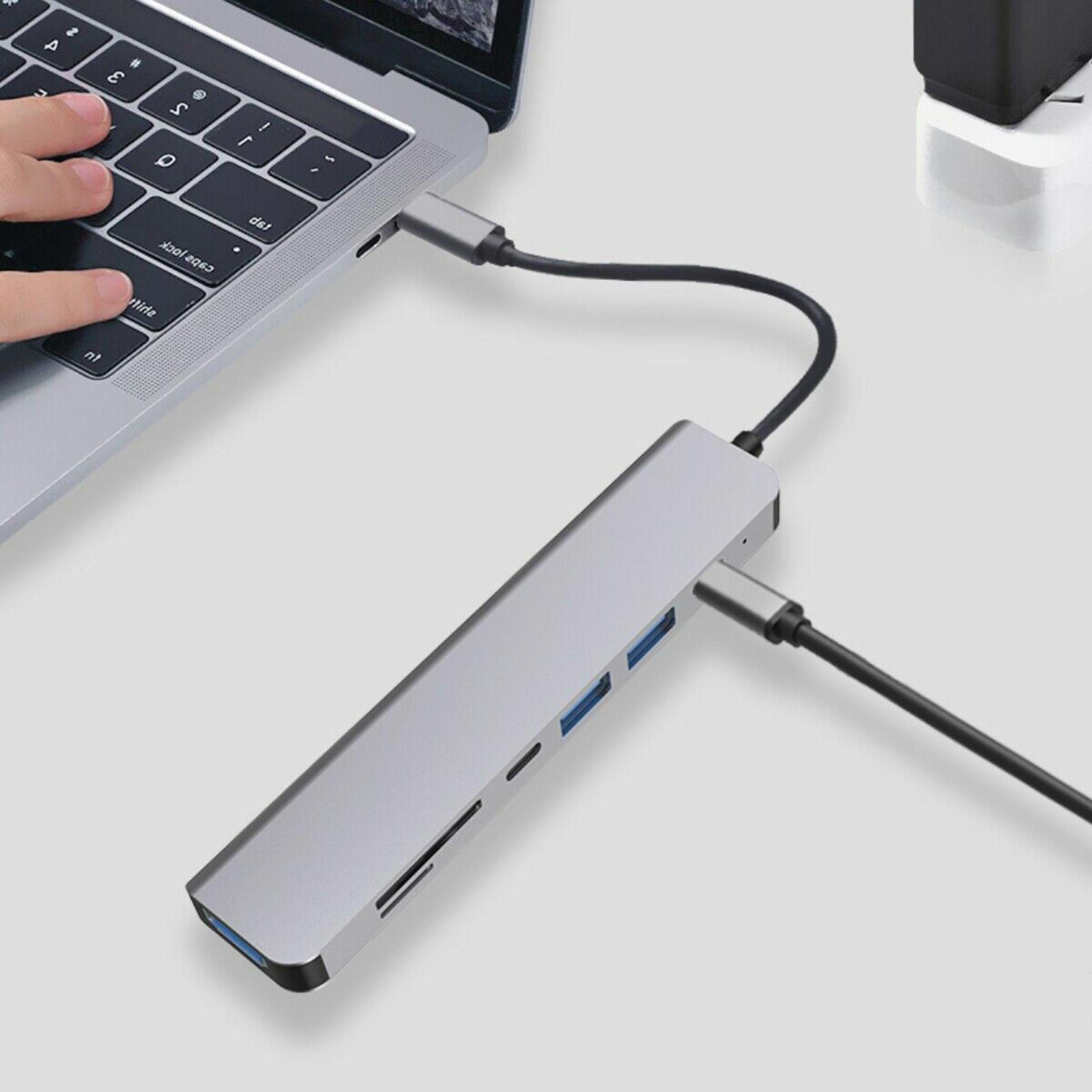 New Type C to USB-C 4K HDMI Adapter Hub Dock with PD Charge for MacBook