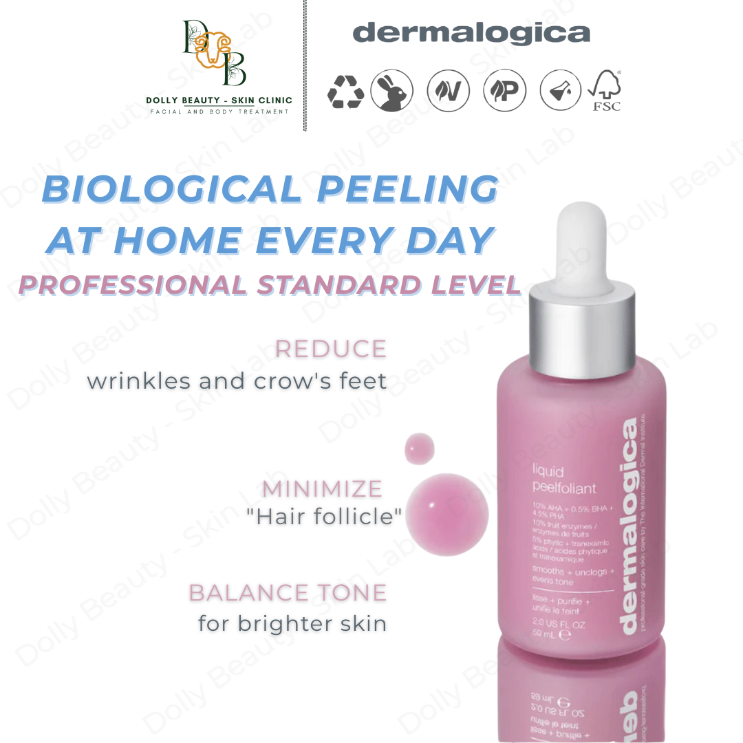 DERMALOGICA Peel Tái Tạo Hàng Ngày LIQUID PEELFOLIANT Phiên Bản Nâng Cấp có AHA, BHA, PHA