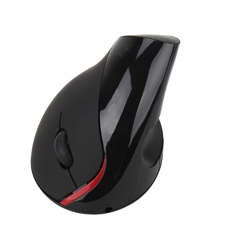 Chuột đứng không dây bluetooth wireless vertical mouse chống tê tay - màu đen