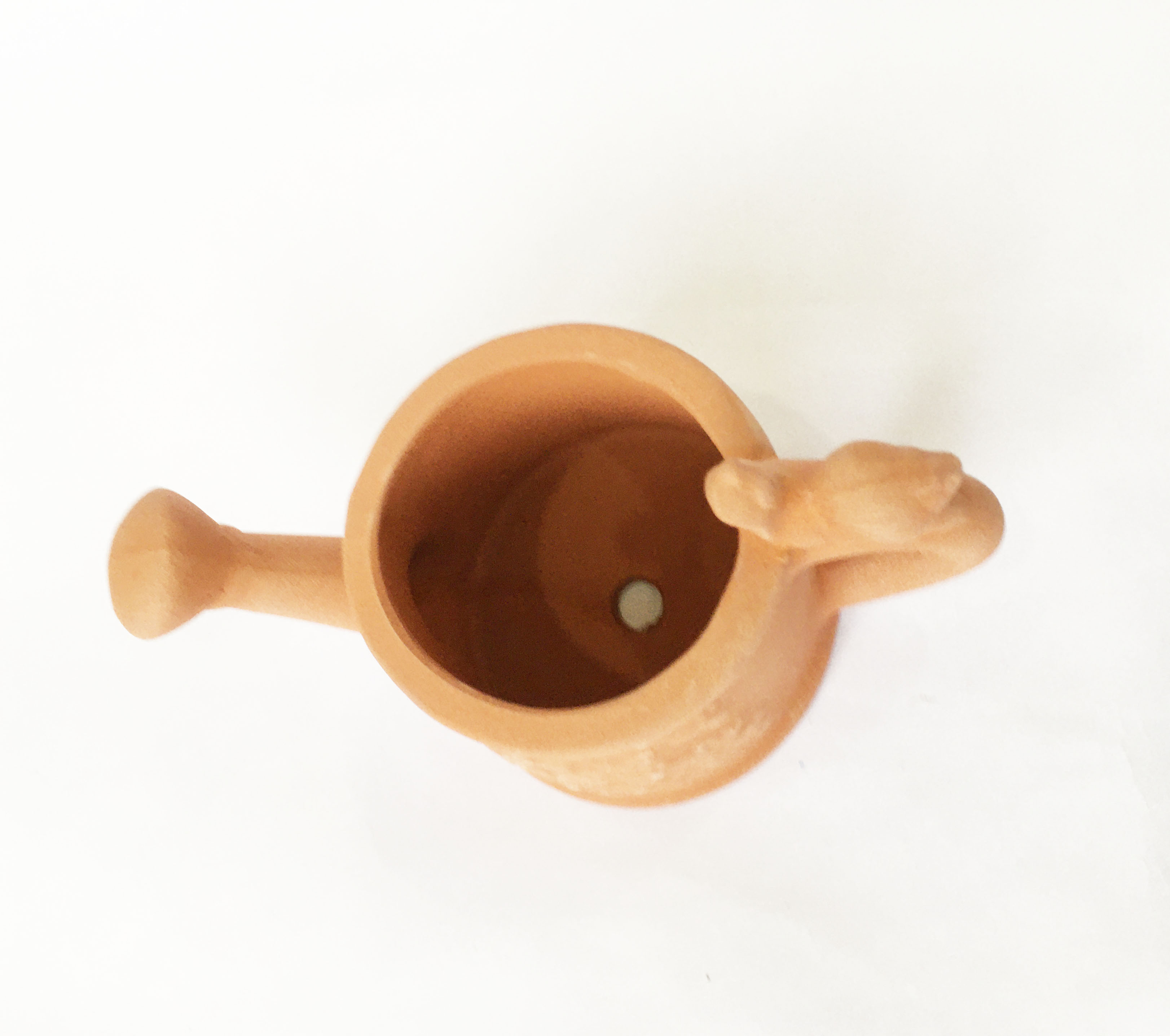 Bình tưới Chậu đất nung có lỗ nhỏ xinh xắn, vintage làm chậu trồng bonsai, cây cảnh, sen đá, xương rồng