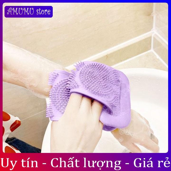 Dây Chà Lưng 2 mặt Bằng Silicone