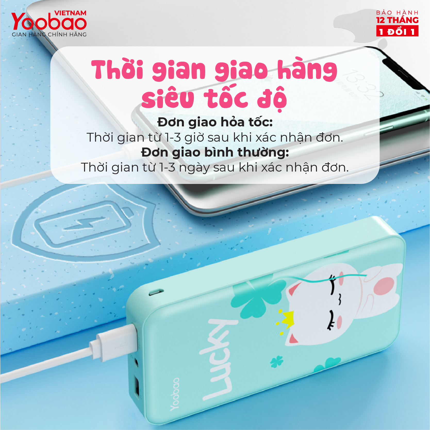 Sạc dự phòng YOOBAO S8Plus dung lượng 20000mAh chính hãng