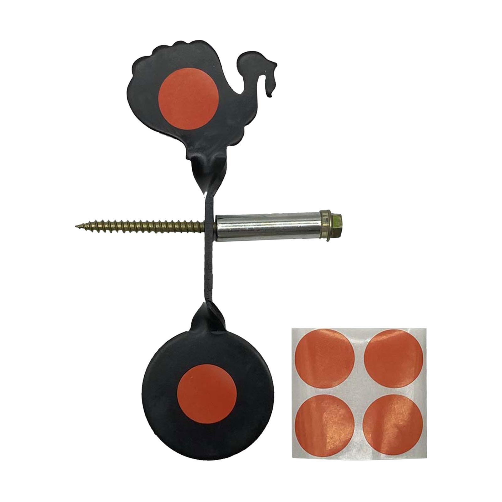 Resetting Hunting Target Accuracy Practice Stainless Steel Entertainment Game Practical Training Hunting Target for Outside