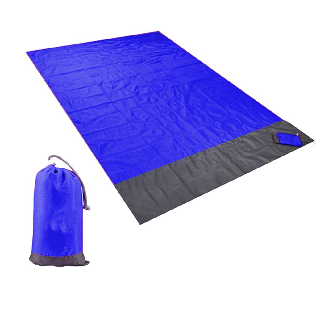 140x200cm Beach Picnic Pocket Blanket Water Sand Proof Mat for Travel Camping