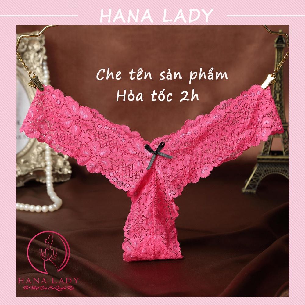 Quần lót lọt khe ren sexy - Chip ren chữ Y quyến rũ phối nơ đáng yêu gợi cảm LK013