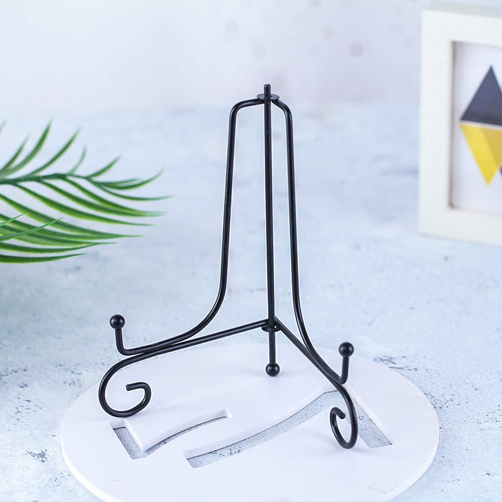 Bộ 4 cây cầu màu đen màn hình trang trí cho ảnh, khung cho hình ảnh, sách bếp, tấm trang trí, tranh và các tác phẩm nghệ thuật, 4 inch