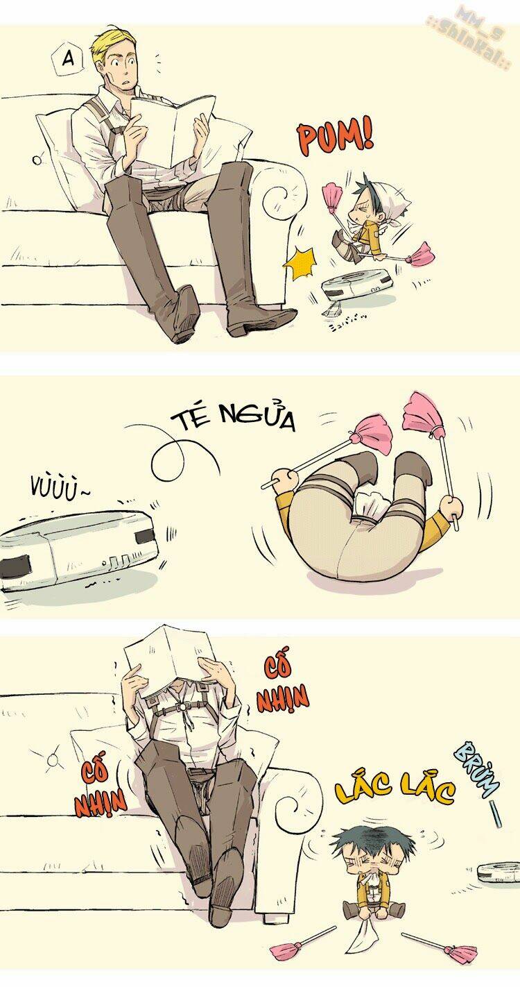 tấn công người khổng lồ - doujinshi eren x mikasa chapter 48 4