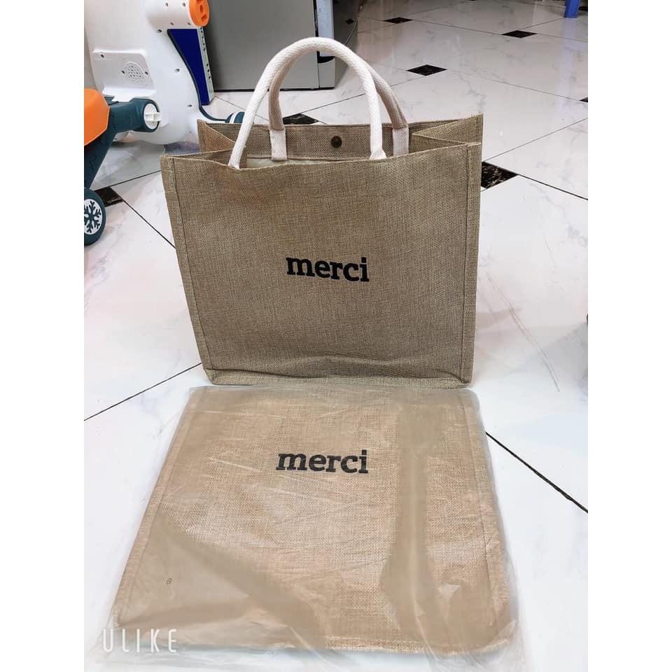 Túi cói Merci sang chảnh đi du lịch cực hót