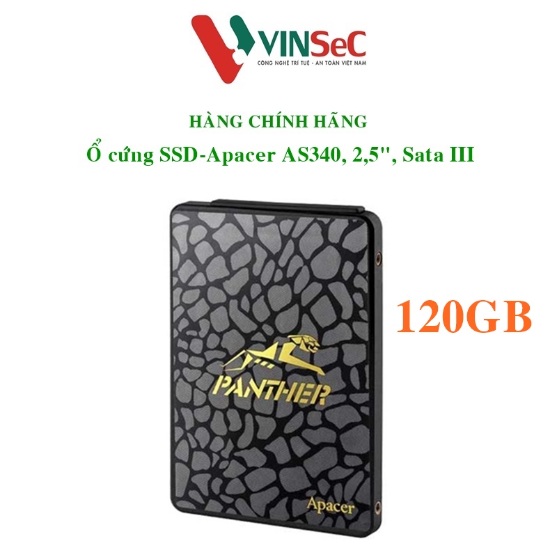 Ổ cứng SSD Apacer 120GB AS340 SSD 2.5" 7mm SATA III - Hàng chính hãng