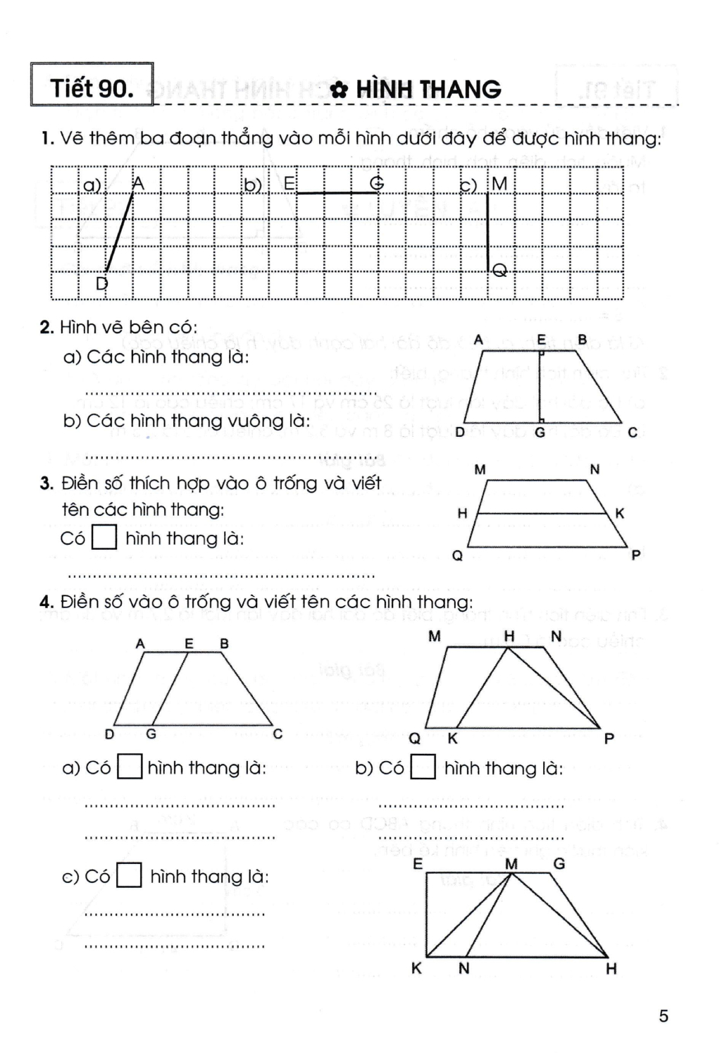 Vở Luyện Toán 5 (Dùng Chung Cho Các Bộ SGK Hiện Hành) (HA)