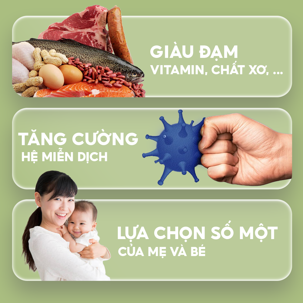 Bột Ăn Dặm Humababy Vị Gạo Thơm - Hộp 10 Gói x 25g