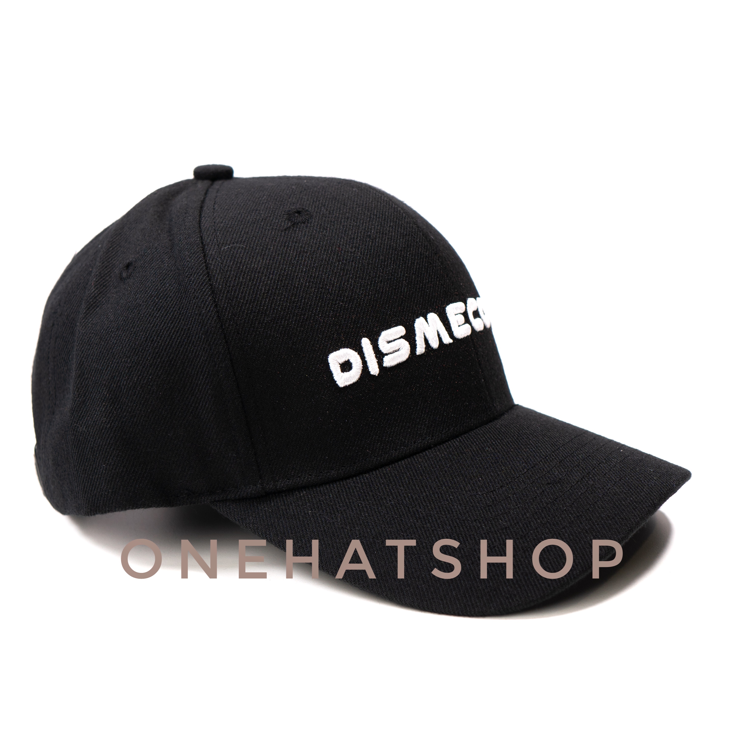 Nón lưỡi trai baseball cap logo Dismecovy quai khoá đen Brand One Hat