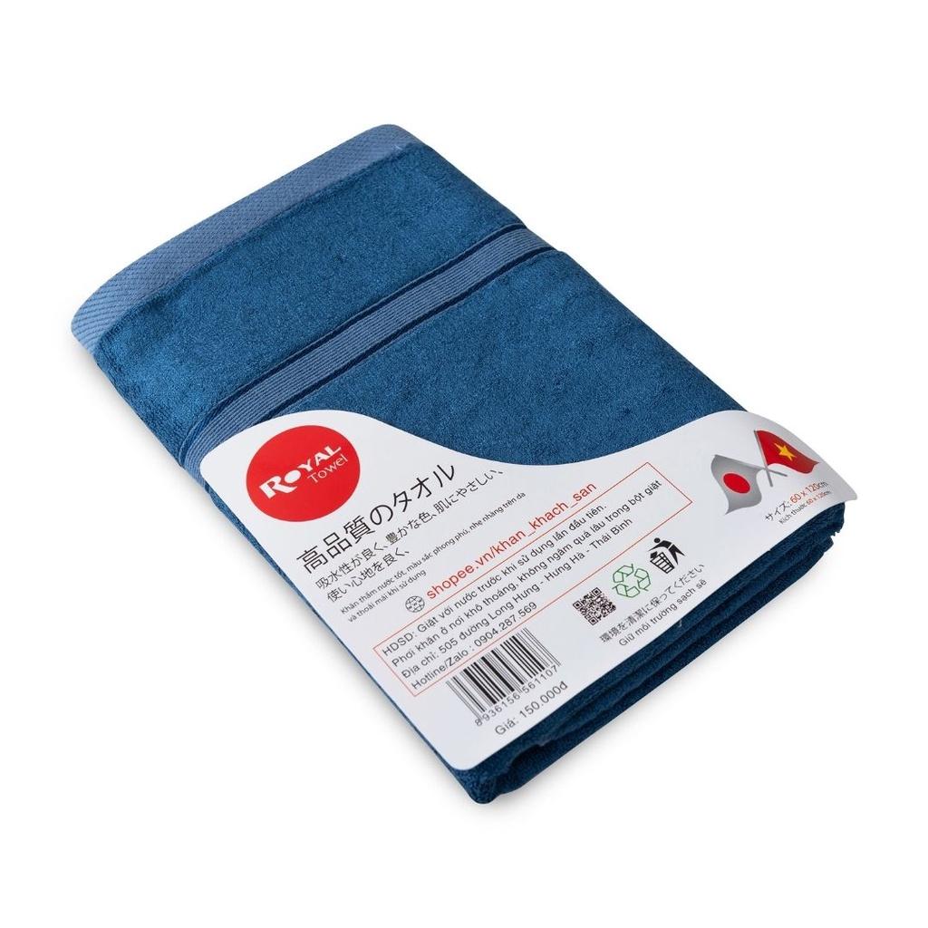 Khăn tắm sợi tre Royal Towel 60x120cm thấm hút tốt, không đổ lông, không ra màu