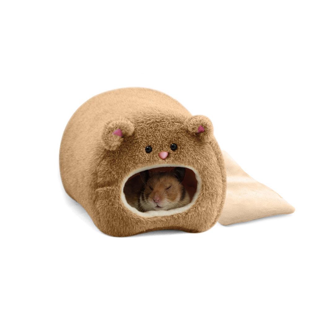 Plush Hammock for Ferret Rat Hamster Warm Hanging Bed BEAR Cute Toy House