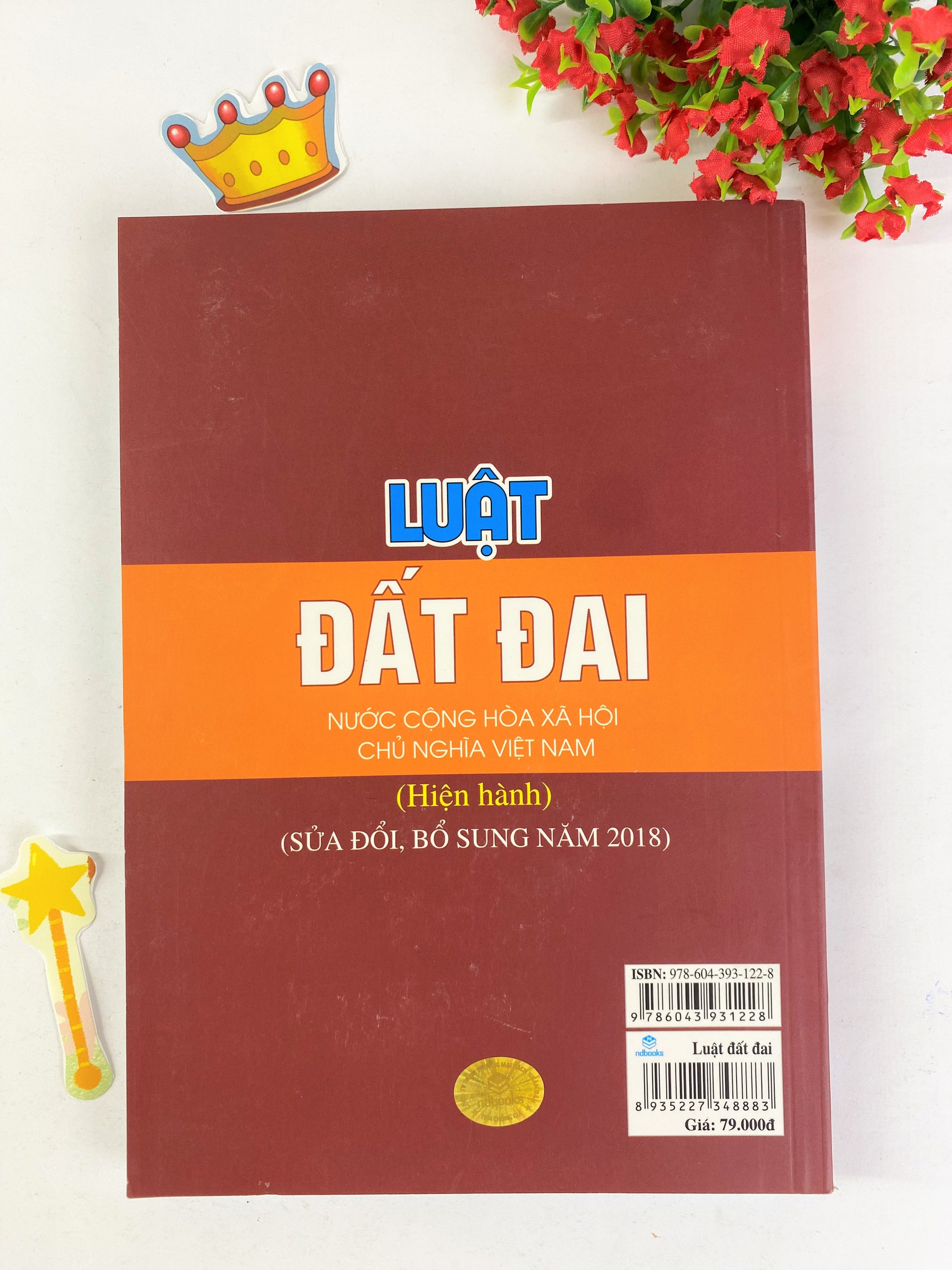 Sách - Luật Đất Đai (Hiện hành sửa đổi bổ sung năm 2018) - ndbooks