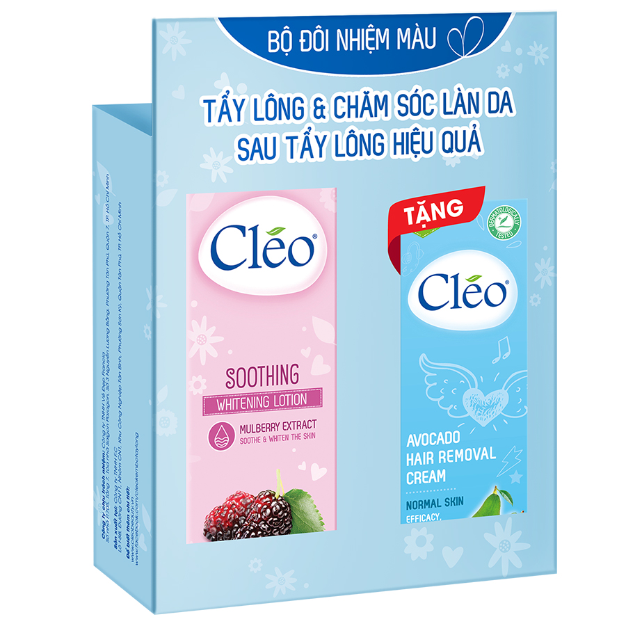 Sữa Dưỡng Dịu Da Sau Tẩy Lông Cléo Giúp Trắng Da (50g)