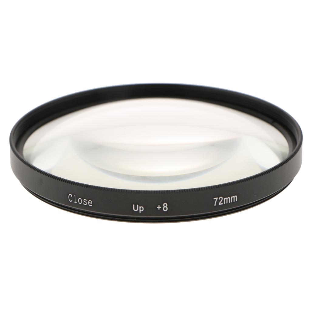 Close-up Macro Filter Ring +8 For Canon Nikon Pentax Sony Digital Camera