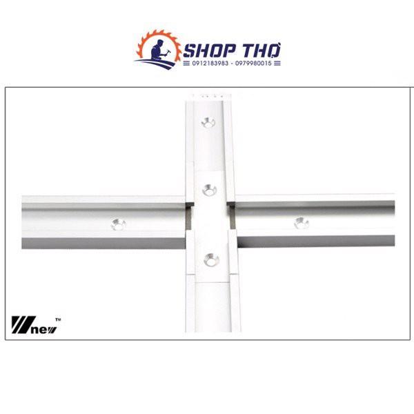Miếng nối ray nhôm thành ngã 3 ngã 4 chế bàn cưa bàn phay