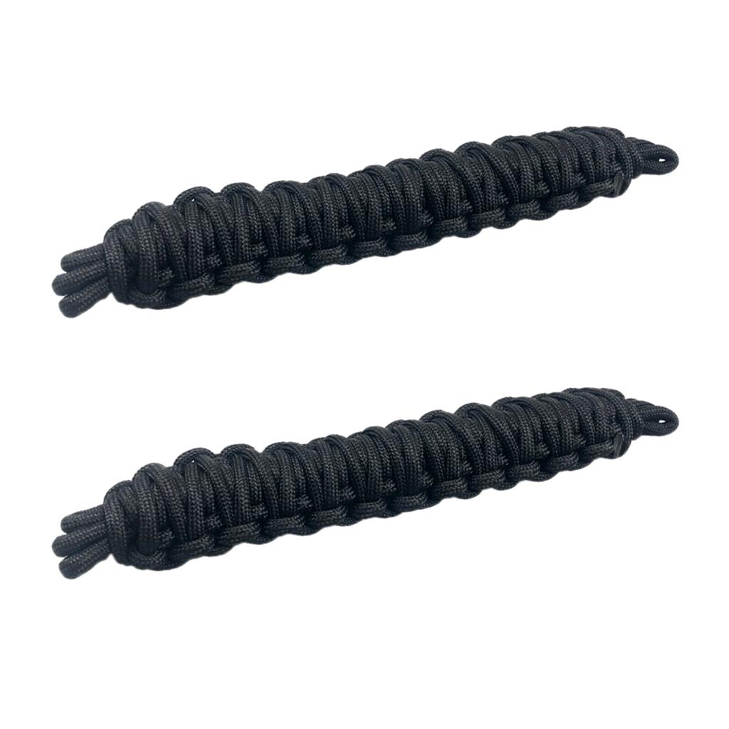 2PCS Front, Rear Adjustable Door Straps + 2PCS Heavy Duty Unlimited Roll Bar Grab Handles for Jeep Wrangler JK