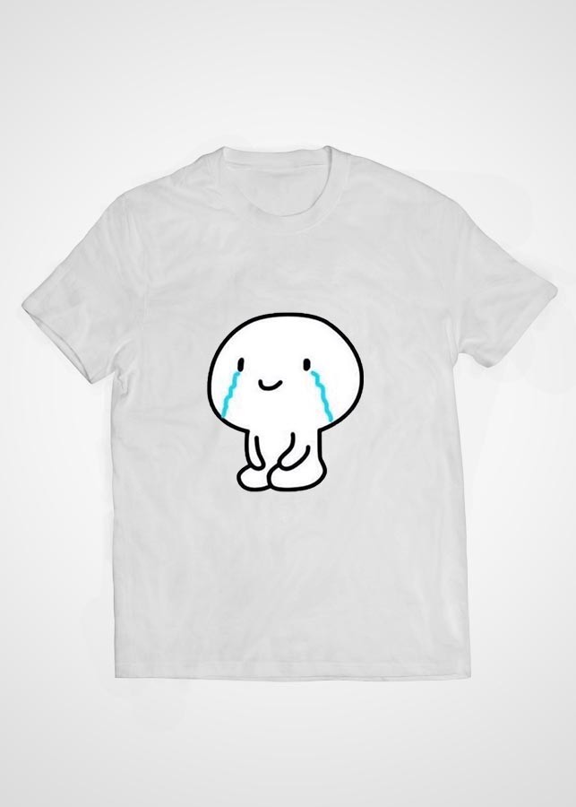 Áo thun cặp đôi Cotton màu trắng in hình mẫu 30