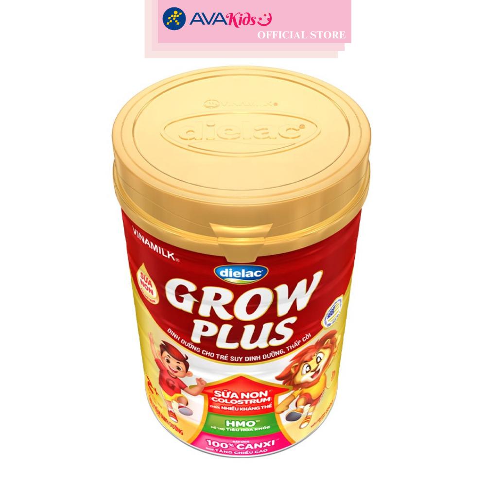 Sữa bột Dielac Grow Plus 2+ (sữa non) 850g (2 - 10 tuổi) dành cho trẻ suy dinh dưỡng, thấp còi