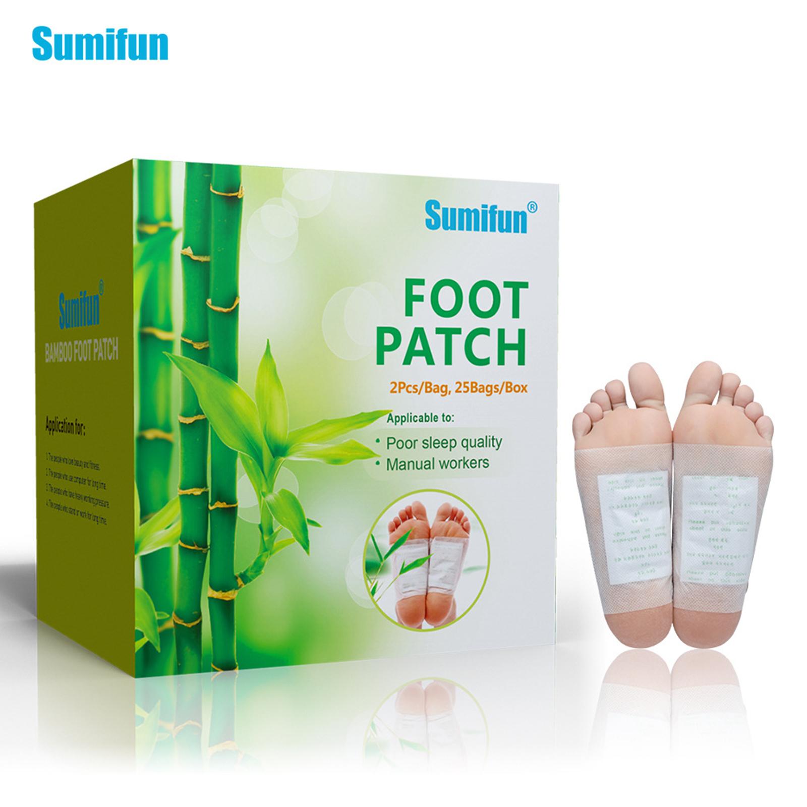 Bamboo vinegar foot patch with tape