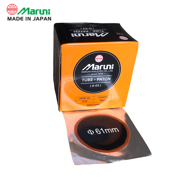 Hộp vá săm Q-03 Maruni - Nhật Bản (30 miếng/hộp)