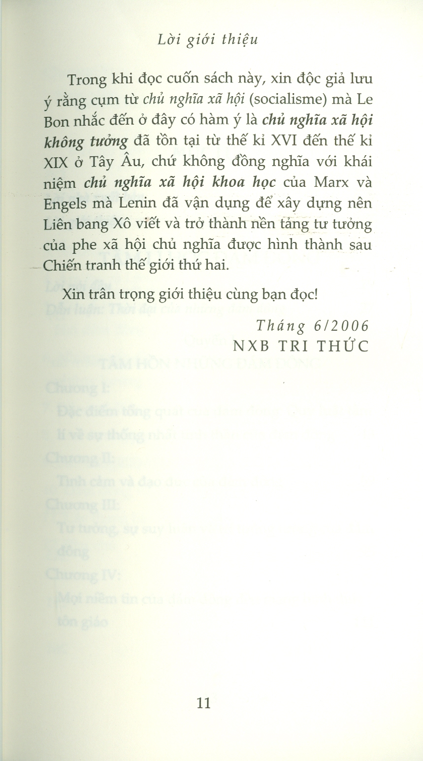 TÂM LÍ HỌC ĐÁM ĐÔNG - Cùng Tâm Lí Đám Đông Và Phân Tích Cái Tôi Của Của S. FREUD (Tái bản lần thứ mười bốn - năm 2022) - Tủ Sách Tinh Hoa