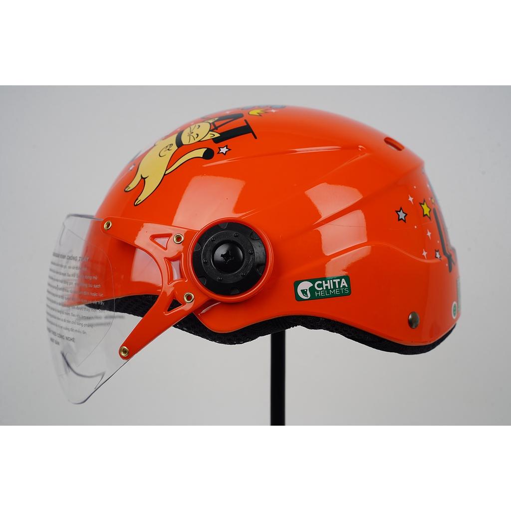 Mũ bảo hiểm Trẻ em CHITA HELMETS CT25(K) tem Cat Prince