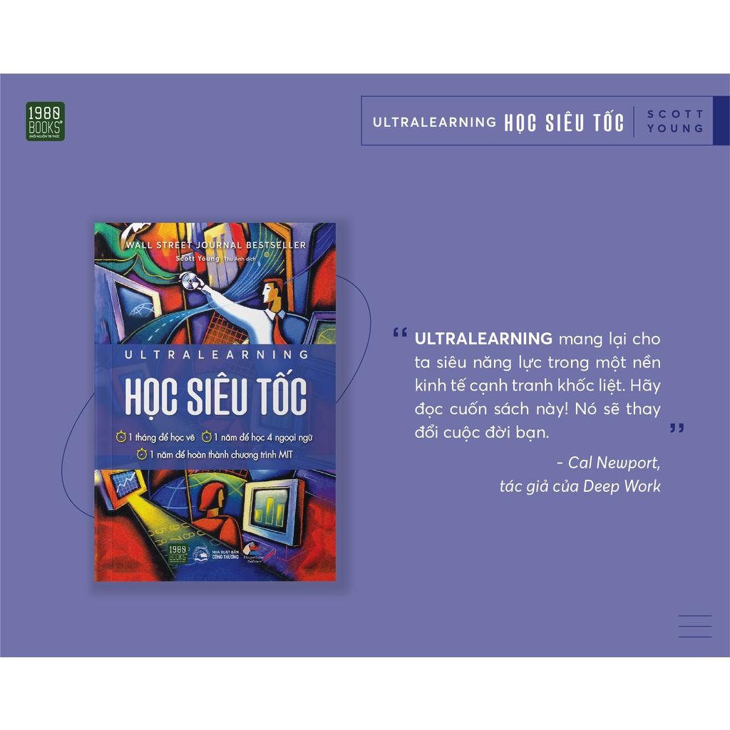 Sách Học Siêu Tốc Ultra Learning - BẢN QUYỀN