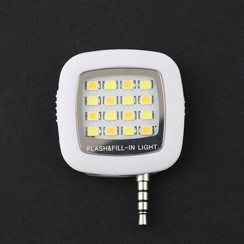 Đèn flash mini 16 bóng LED hỗ trợ chụp ảnh cho Android iPhone