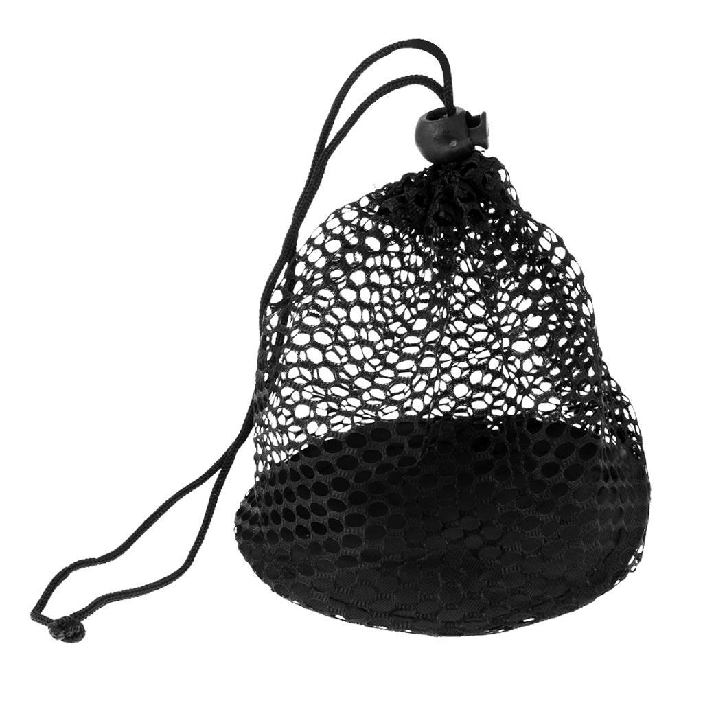 2xNylon Mesh Nets Bag Pouch Golf Tennis Ball 25 Balls Carrying Holder Storage