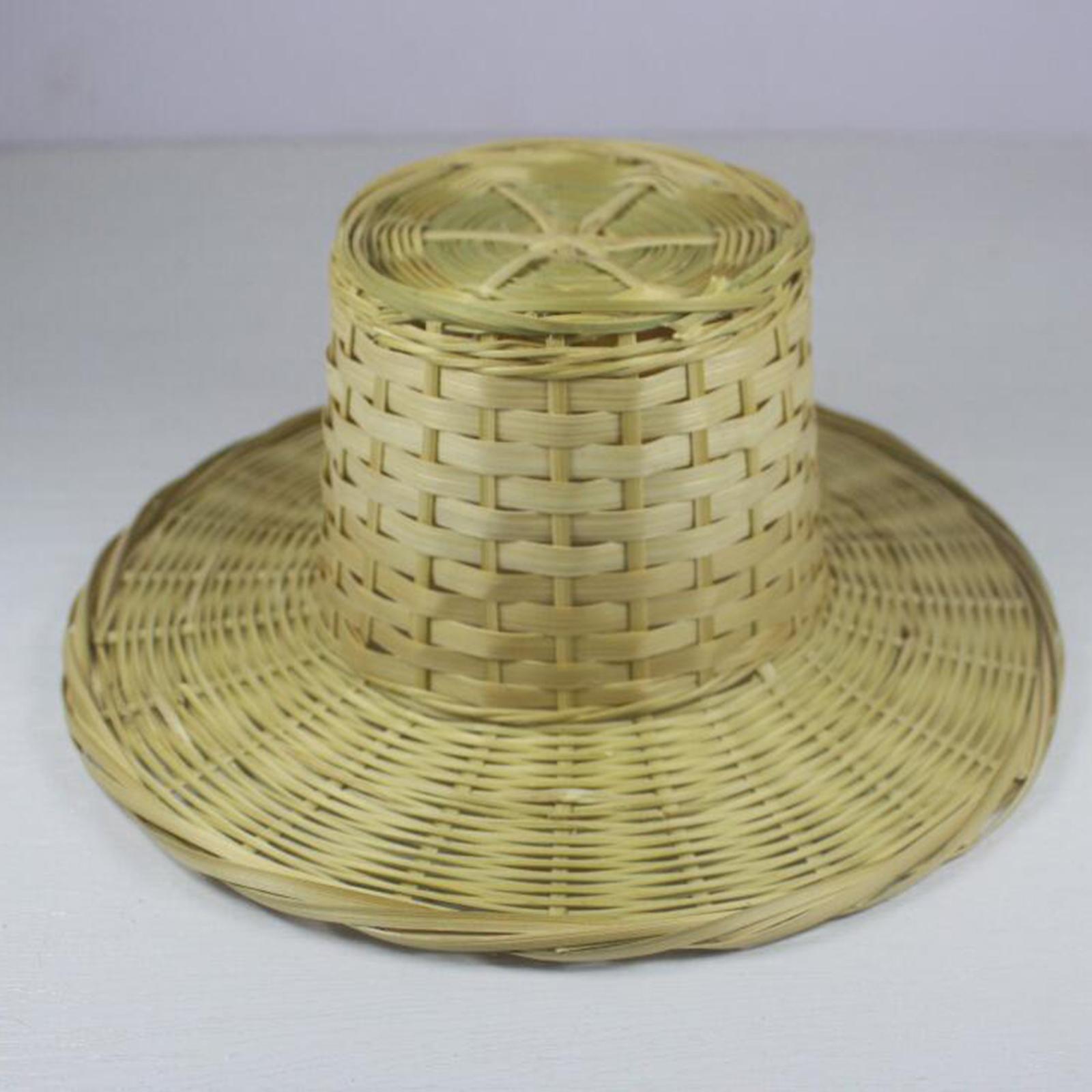 Pendant Lamp Shade Ceiling Pendant Fixture Handmade Weave Round Ceiling Light Cover ,Bamboo Woven Lampshade for Bedroom Restaurant ,Home