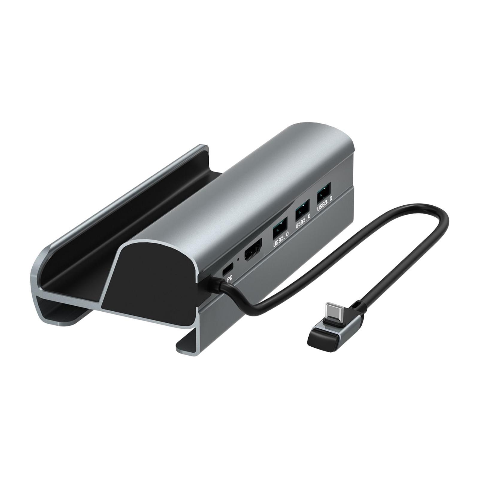 6 in 1 Docking Station Portable Multifunctional USB C Hub for Phone Keyboard