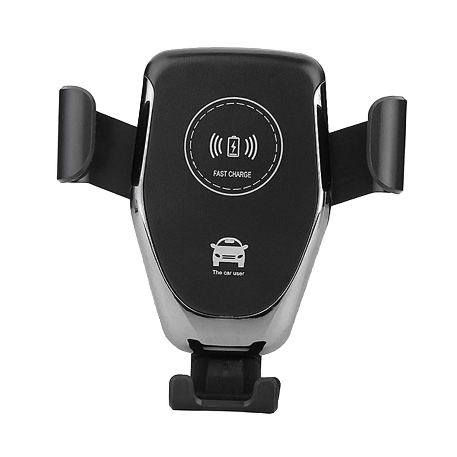 Air Vent Phone Holder 10W Fast Car Wireless Charger Black