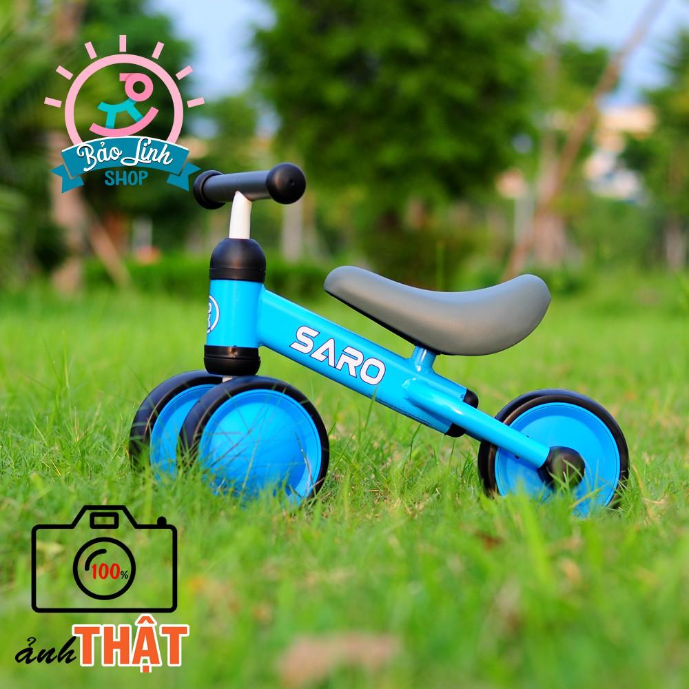 Xe thăng bằng chòi chân 3 bánh Saro CHÍNH HÃNG cho bé 9-18 tháng