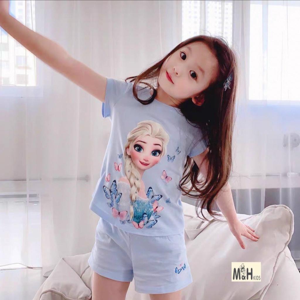 SET 2 BỘ ĐÙI BÉ GÁI XANH HỒNG ELSA