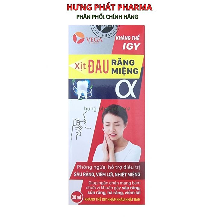 Xịt đau răng miệng α lọ 30ml – Optiz Việt Nam