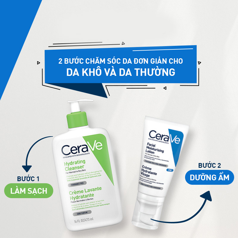 Sữa dưỡng ẩm chuyên biệt ban đêm CeraVe PM Facial Moisturising Lotion 52ml