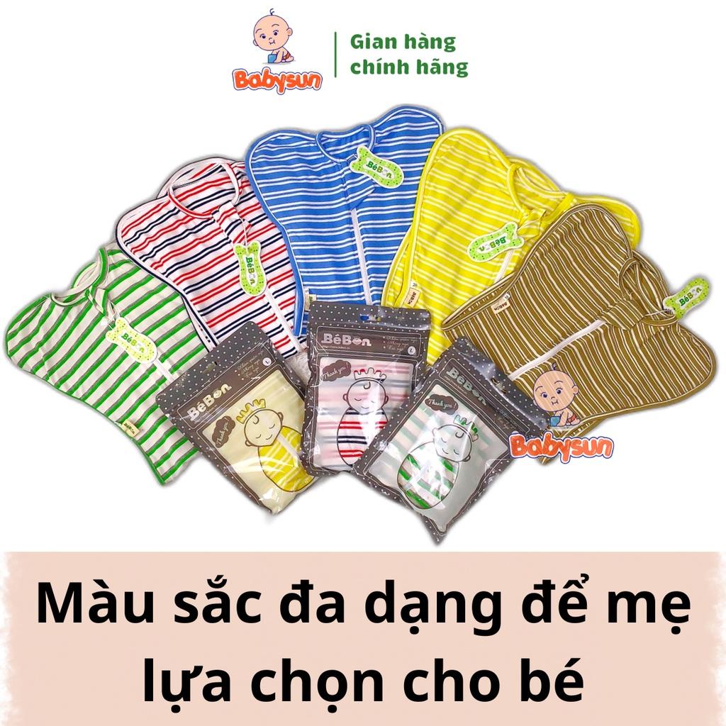 Nhộng chũn cho bé sơ sinh BabySun, quấn chũn ủ kén cho bé ngủ ngon, sâu giấc, giảm giật mình, thoáng khí SALE 4-4