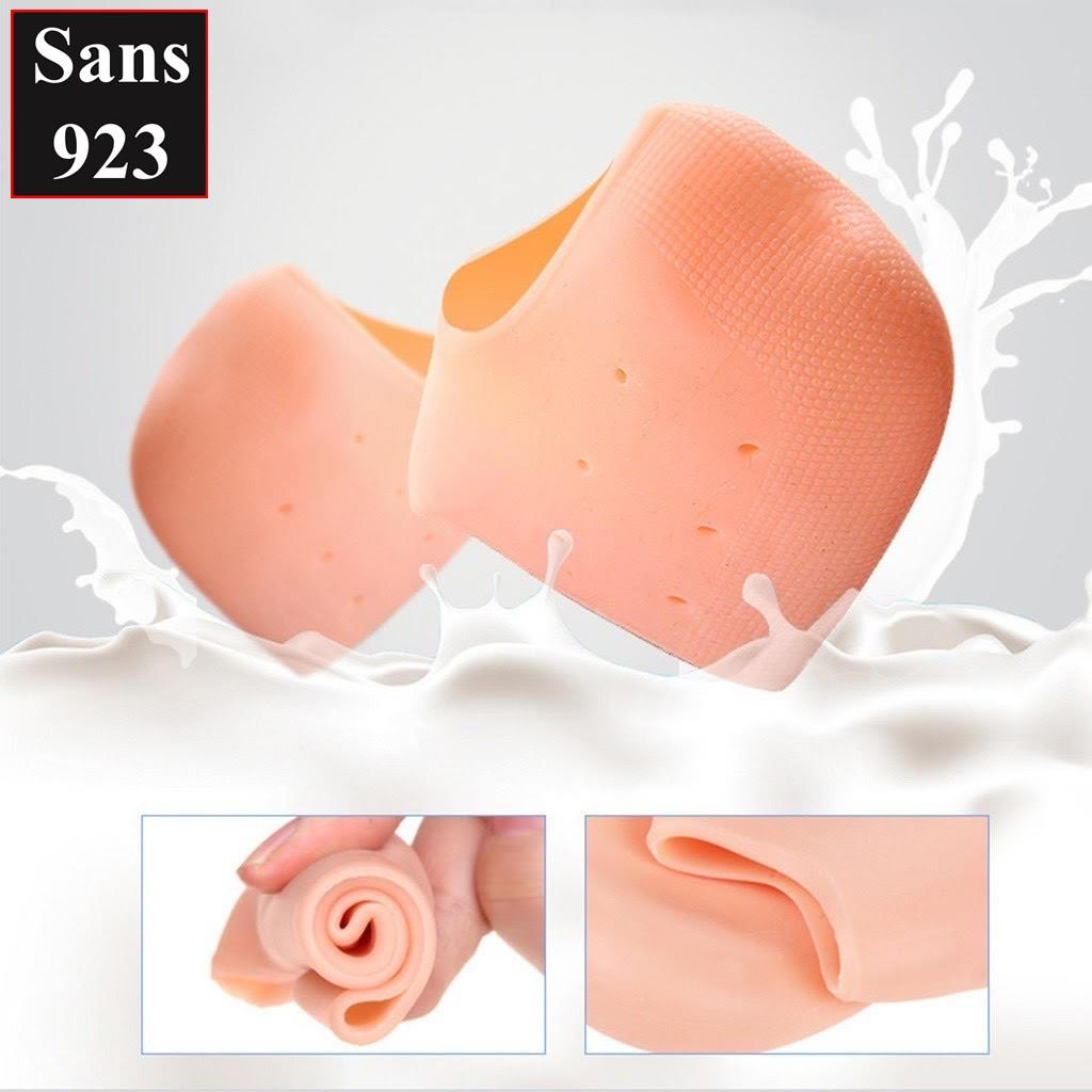 Miếng Lót Gót Chân Cao Su Mềm Bảo Vệ Chân - Cặp Lót Gót Chân Silicon Êm Ái Sans923