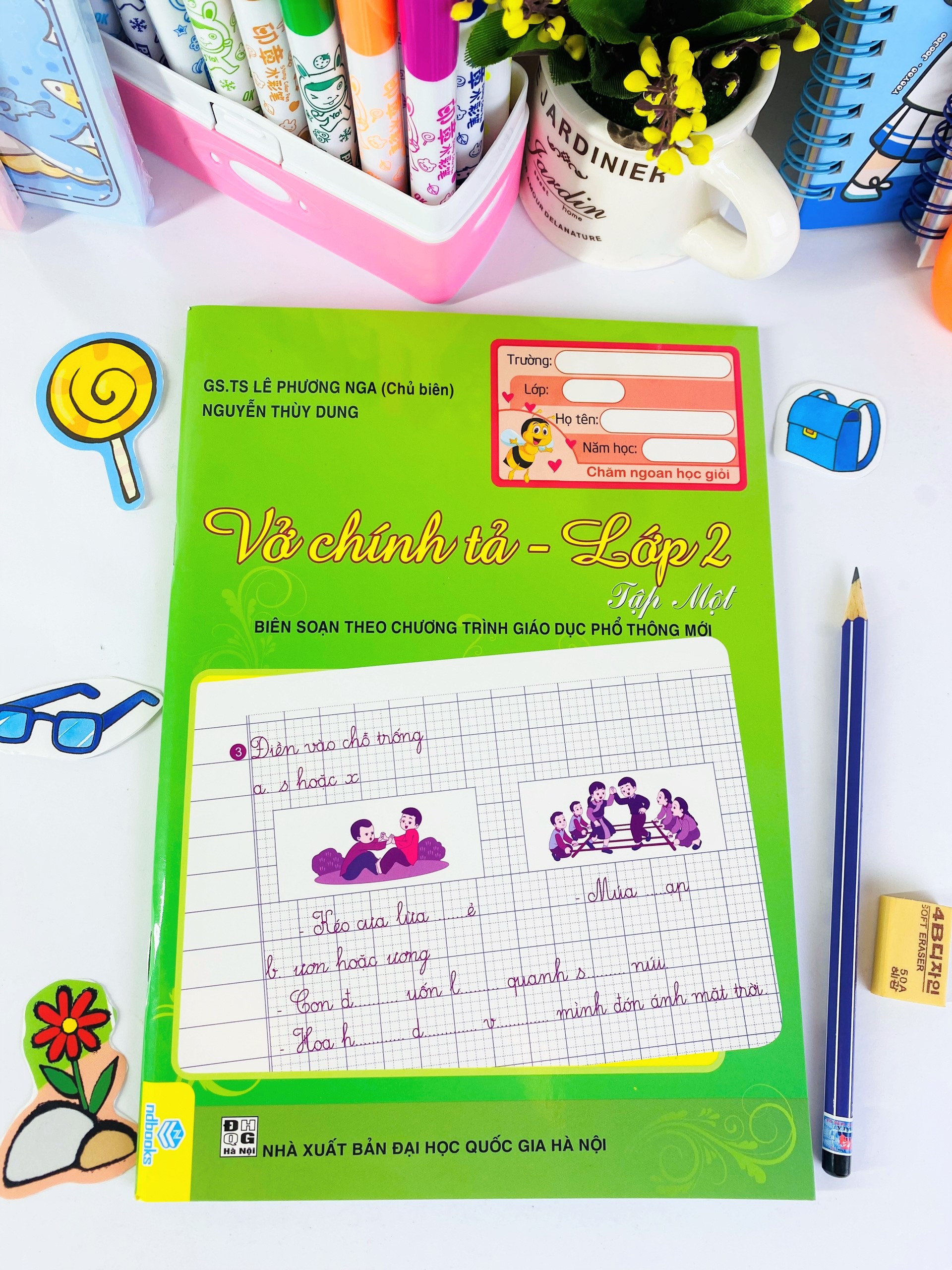 Sách - Combo 2 cuốn Vở Chính Tả Lớp 2 - ndbooks