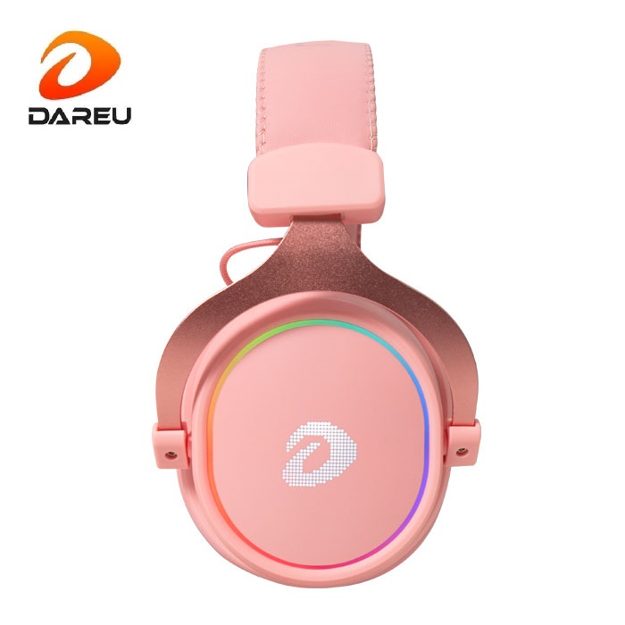 Tai Nghe Gaming EH925s Pink RGB - Hàng Chính Hãng